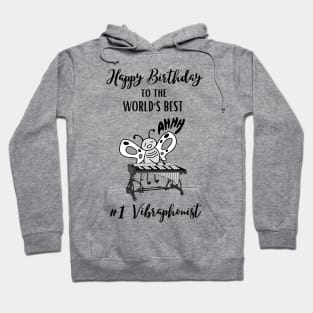 Funny Vibraphone Music Musician Honoured to be Vibraphone Player Hoodie